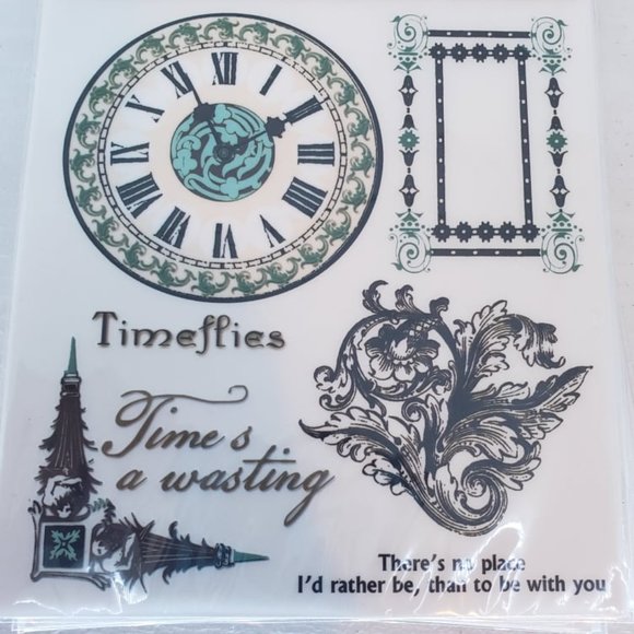 Time Flies Robin's Nest Transfer Stickers - Picture 1 of 2